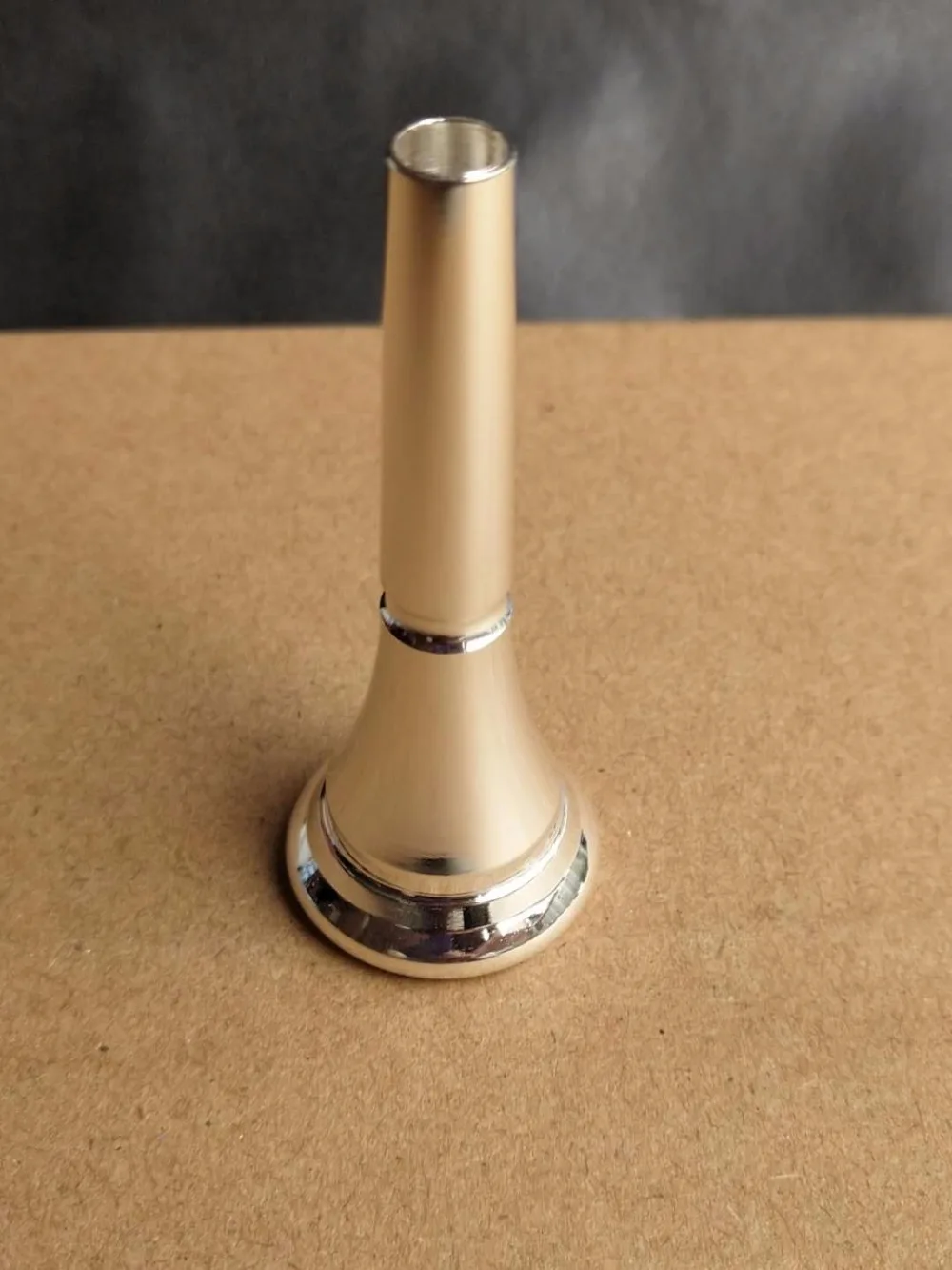 Профессиональный посеребренный французский гудок мундштук из металлического