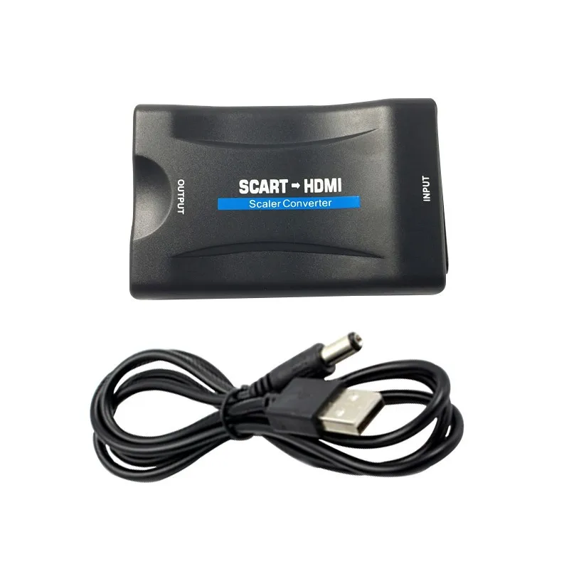 1080P SCART К HDMI видео аудио высококлассный конвертер адаптер для HD TV DVD Sky Box STB Plug and Play