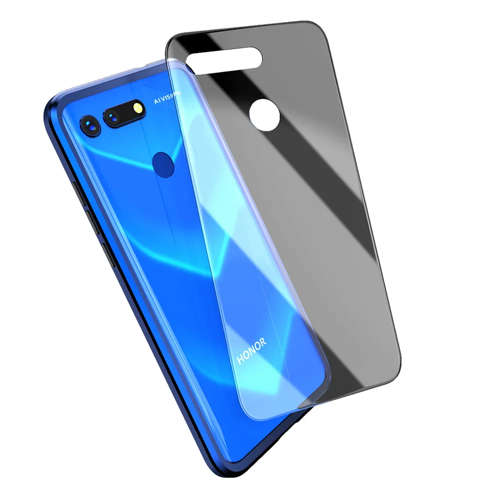 Магнитный чехол из закаленного стекла для Huawei Honor View 20 V20 6 4 дюйма полностью