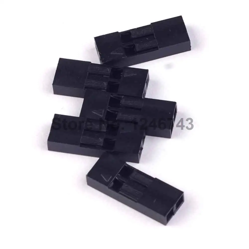 100 шт. пластиковые штекеры Dupont 2 54 мм контакта 2P|dupont connector 2p|dupont 2pwire 2pin |