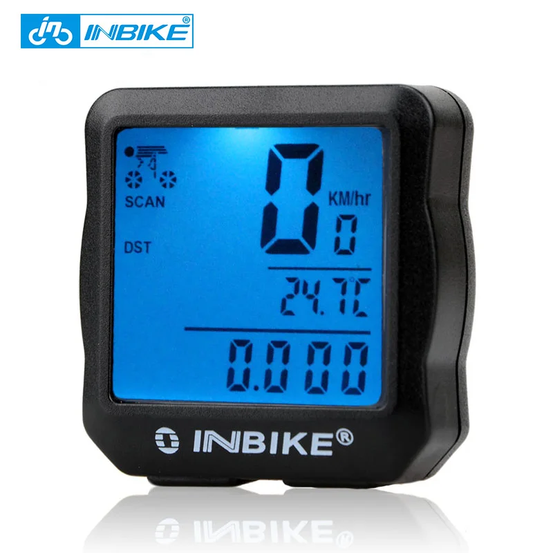 

INBIKE Waterproof Backlight Bicycle Computer Wired Bike Computer Digital Speedometer Cycle Velo Computer Cycling Odometer