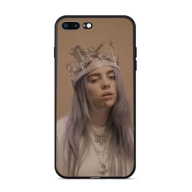 A13 Babaite Billie Eilish с рисунком Чехлы для мобильных телефонов Чехол для iPhone 11 pro max 8 7 6 6S Plus 5 5S SE XR X XS MAX чехол - Цвет: A13