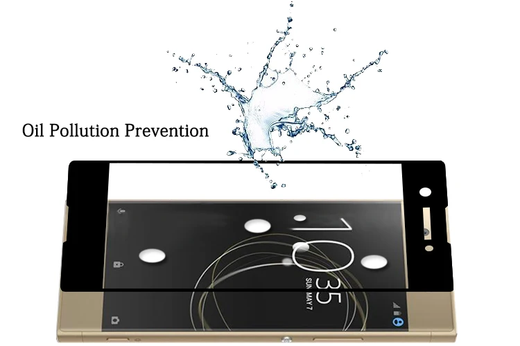 Новая стеклянная пленка с закругленными краями для Sony Xperia XA1 ultra 3D ультраполное
