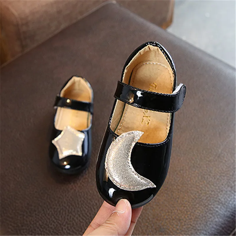 Xinfstreet Brand Children Shoes Girls Princess Cute Little Kids For PU Leather Party Dress Size 21-30 |