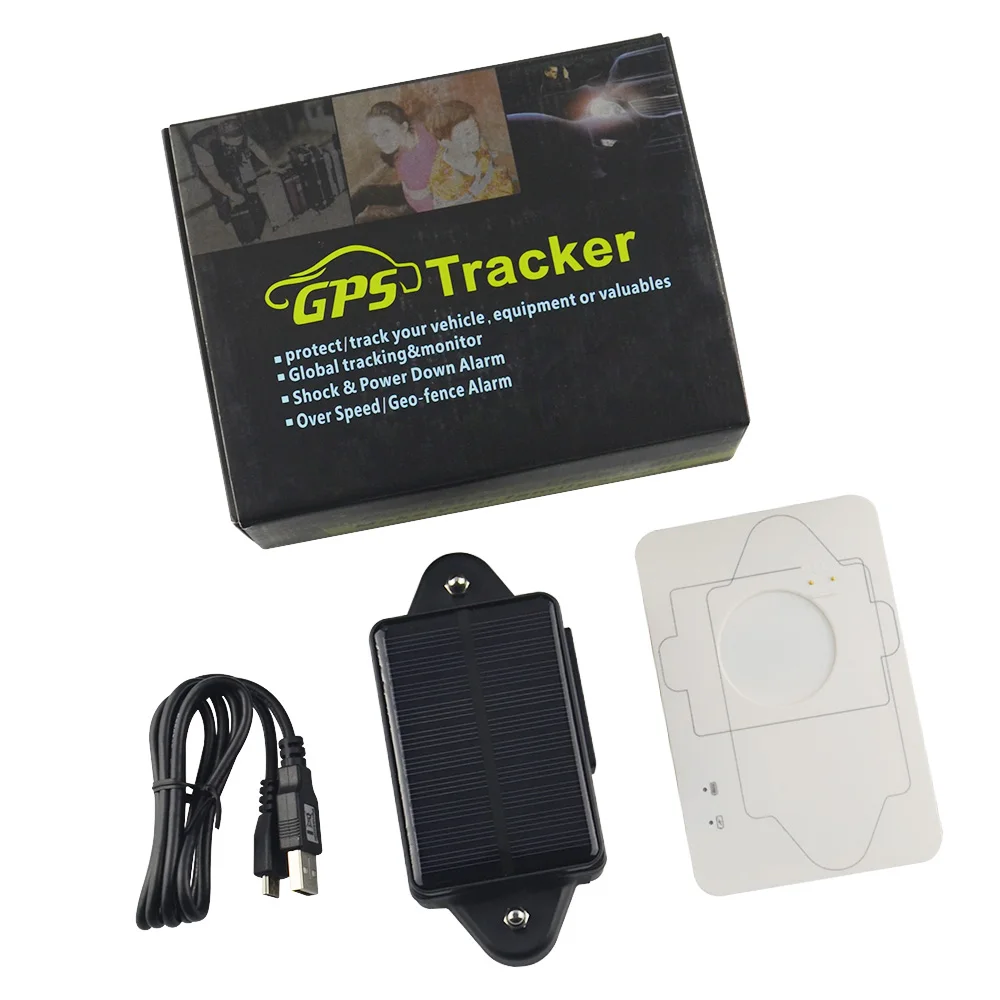 Солнечный GPS трекер CCTR808S Солнечная энергия 4000mHA батарея в режиме ожидания 12