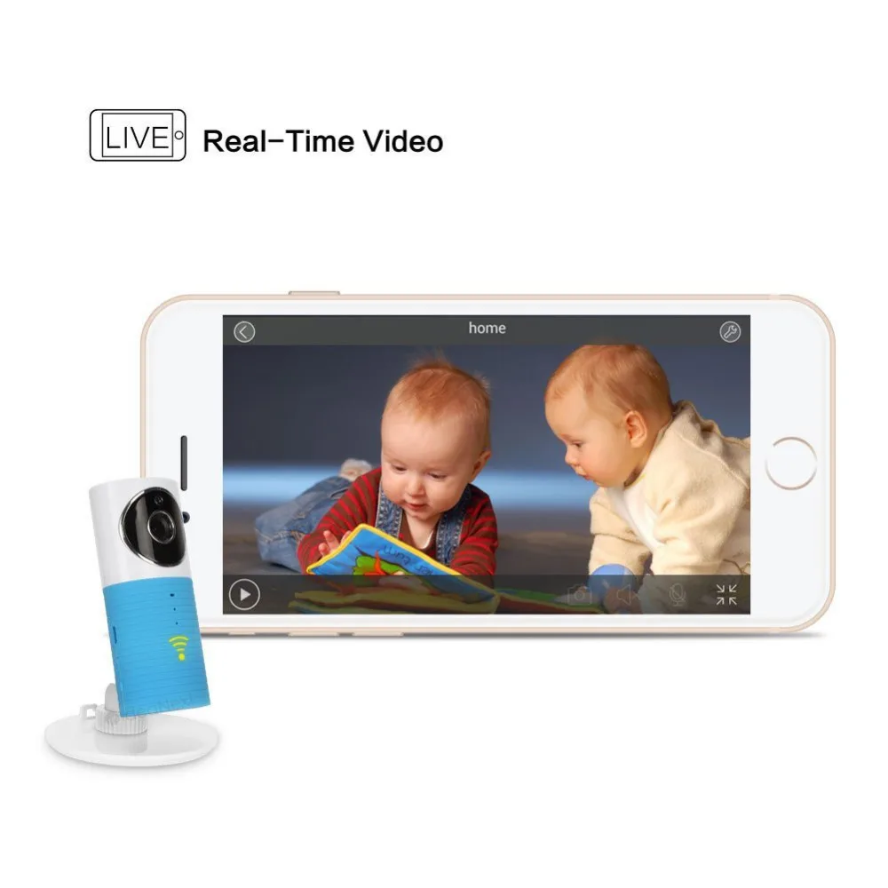 Baby Monitor Wireless Wifi Nightvision Intercom Camera Video Support For IOS Android Security With | Мать и ребенок