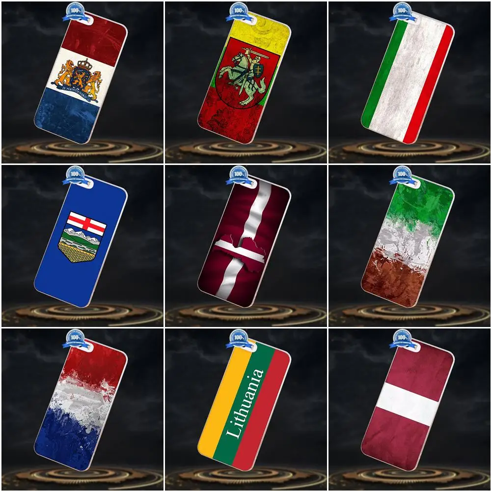 Итальянский флаг Латвии для Apple iPhone X 4 4S 5 5C SE 6 6S 7 8 Plus Galaxy A3 A5 J1 J2 J3 J5 J7 2017 мягкий