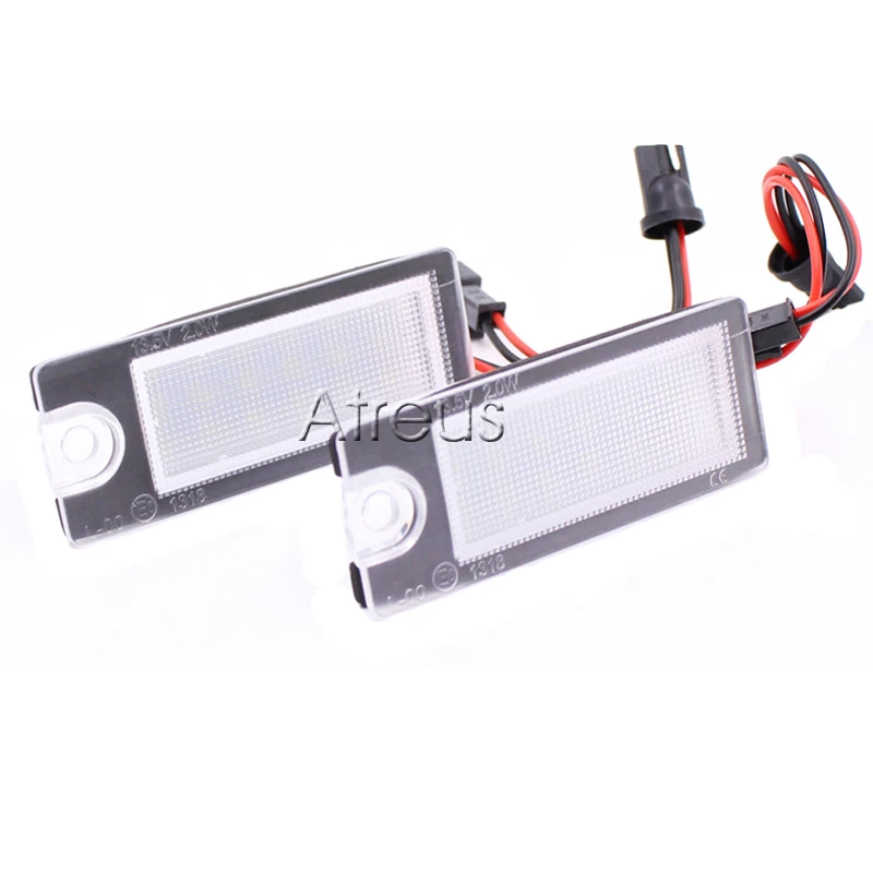 2X Автомобильный светодиодный номерной знак Atreus для Volvo V70 XC70 01-07 S60 01-06 S80 99-06 XC90