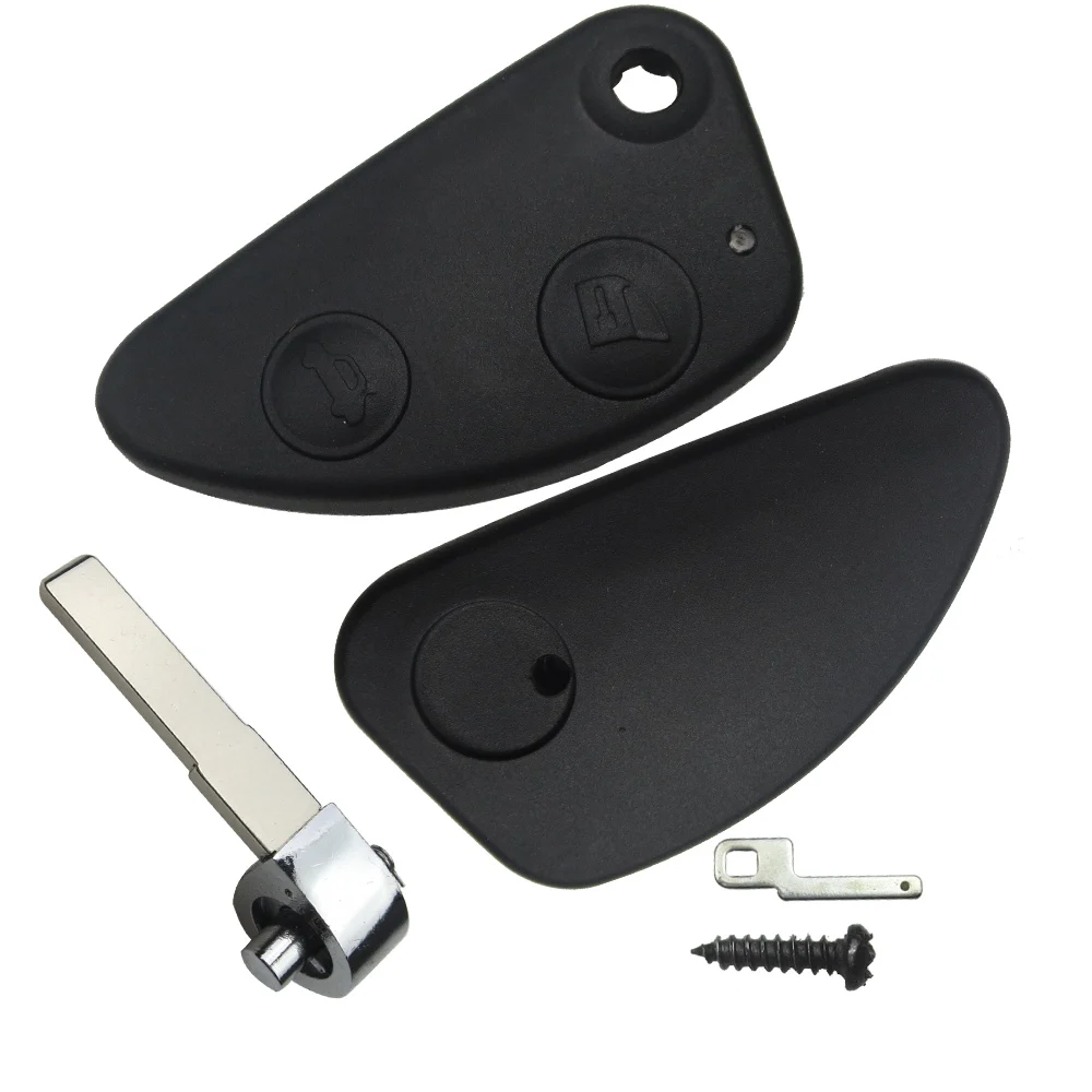 OkeyTech флип чехол для дистанционного ключа от машины Alfa Romeo 147 156 GT 2 кнопки без