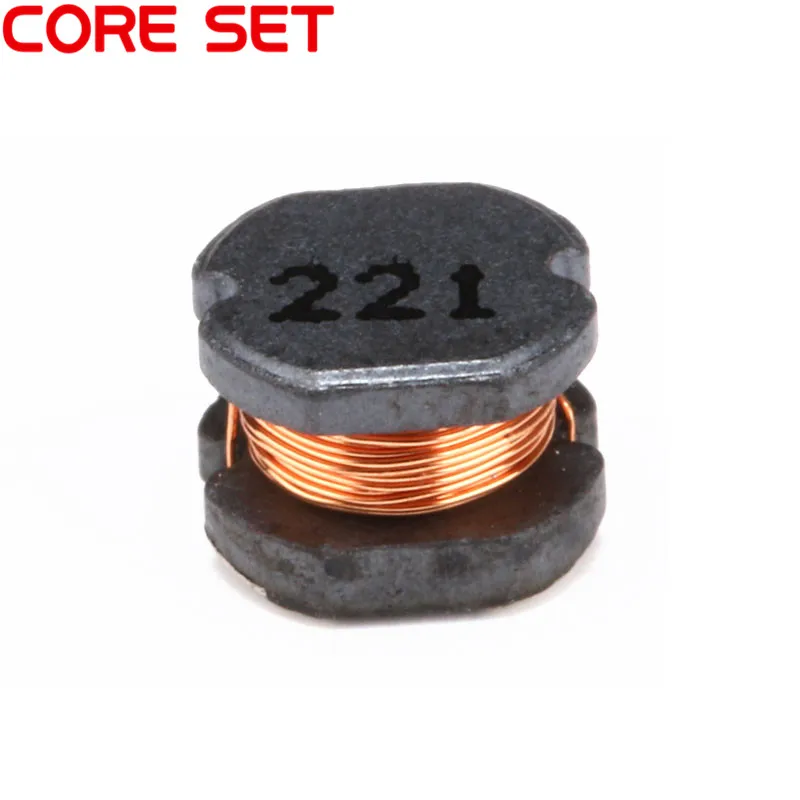 10 шт./лот CD32 220UH SMD силовой индуктор 221 0.4A чип индуктивность|power inductor|smd power inductor220uh