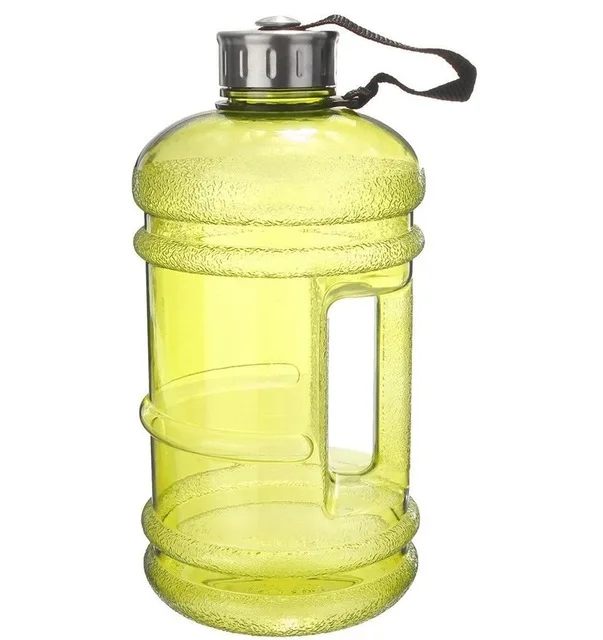 2,2 л libera BPA Grande Palestra Sport Allenamento Da viaggio, л бутылка для воды для фитнеса BPA FREE - Цвет: Цвет: желтый