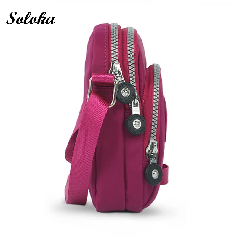 Модные повседневные женские Наплечные сумки из нейлона сумки-мессенджеры