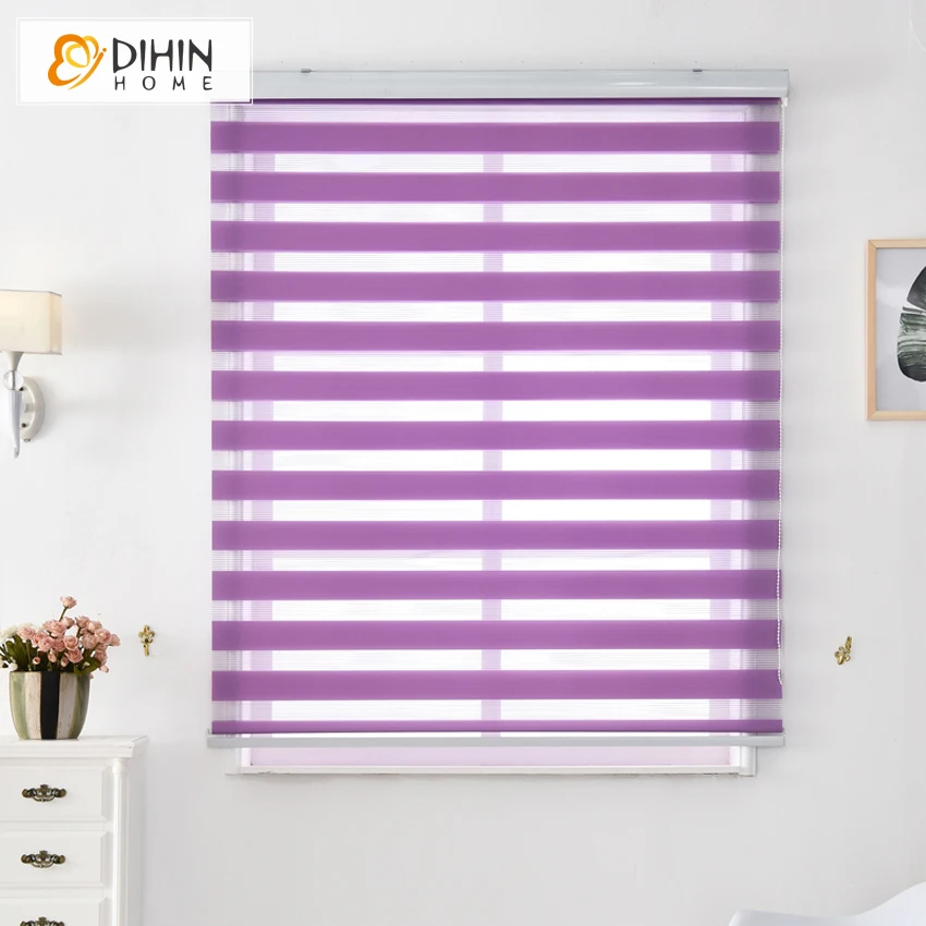 

Customized Size Zebra Blinds Roller Blind Window Curtains Free Shipping
