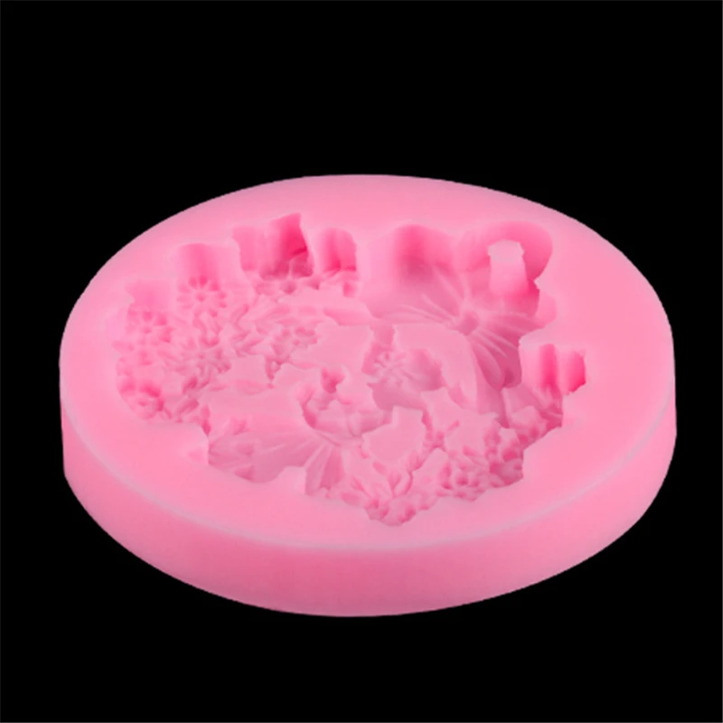 Инструмент для украшения торта в форме цветка 3d принцессы E689|fondant cake decorating tools|cake