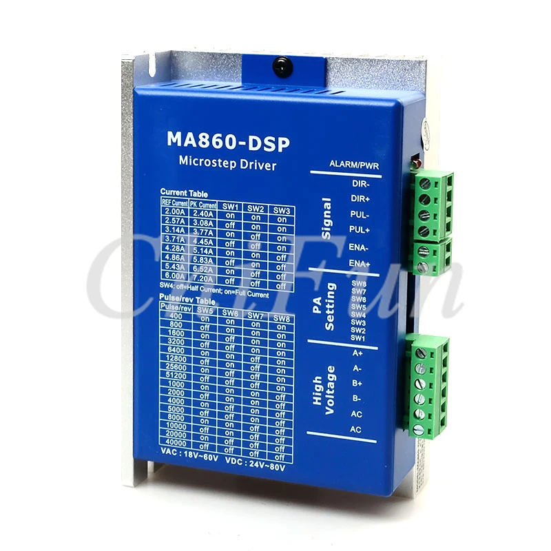 3 шт./лот двухфазный шаговый драйвер двигатель NEMA 34 24V 80VDC 16 70VAC выход 6A ток 34|stepper