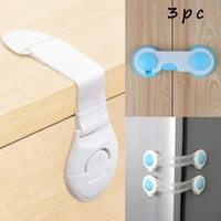 3pc baby safety lock drawer lock kids cabinet locking of children protection doors locking baby security products