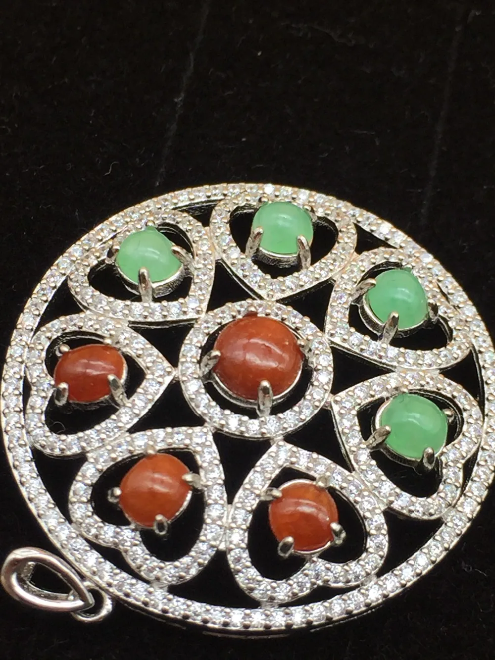Fine Jewelry Myanmar Natural Emerald 925 Silver Women's Necklace Pendan | Украшения и аксессуары