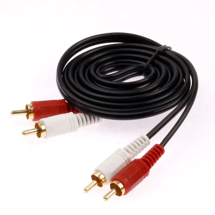 AV аудио видео кабель для подключения динамиков DVD HDTV Hi Fi Theatre. 2rca 2rca. Длина 1.5 3 5 10 15