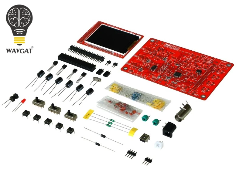 

WAVGAT DIY DSO138 2.4" TFT Screen Digital Oscilloscope Kit Waveform Display Preciseness