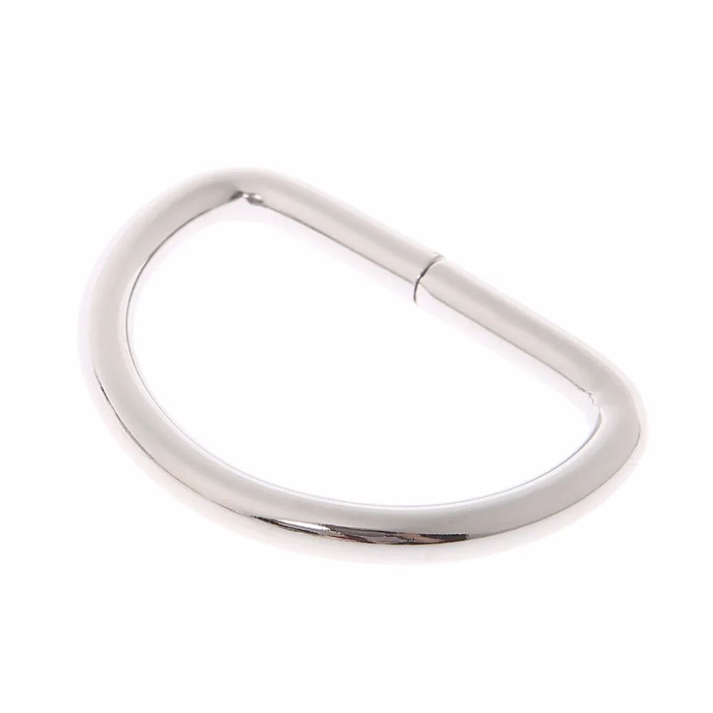 

2019 New 38mm Inner Width Metal Non Welded D Ring Buckle For Backpacks Bags Straps 10pcs