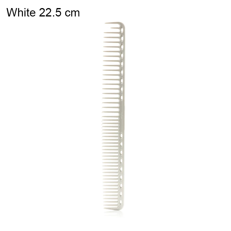 White 22.5cm 2 цвета профессиональный высококачественный расчески для салона парикмахерская расческа надёжный из смолы Расческа для стрижки волос инструмент для укладки - Color: White 22.5cm