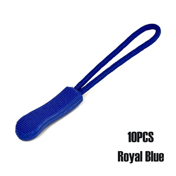 Royal Blue 10/20 штук застежка-молния тянуть Замена шнура застежка-молнии ремень Lariat черный DIY Одежда сумка рюкзак аксессуары зажим для одежды пулер застежка-молнии - Цвет: Royal Blue