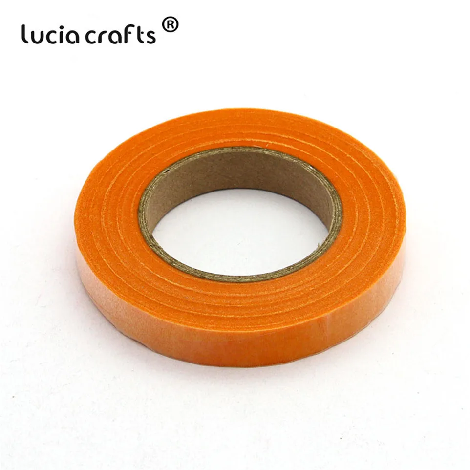 Распродажа! Lucia crafts Многоцветный Цветочный ствол обертывание флорист искусственная бумажная лента для цветов для флористов аксессуары DIY 1 шт. I1009