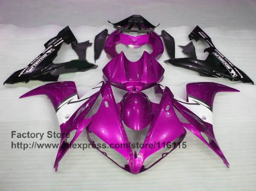 MOTOMARTS персонализированный фиолетовый! Обтекатель для YAMAHA YZF R1 2004 2005 2006 Обтекатели