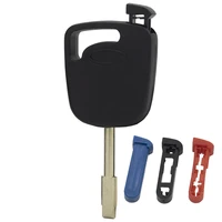 whatskey uncut blade transponder car key shell case for ford focus mondeo ka escort fiesta fusion transit connect with logo