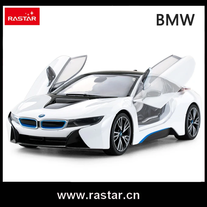 Rastar лицензированный 1/14 автомобиль с дистанционным управлением BMW i8 открытая