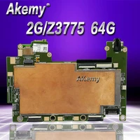 akemy t90chi tablet motherboard with 64gb ssd 2g ram z3775 for asus transbook t90chi t90 mainboard logic board system board