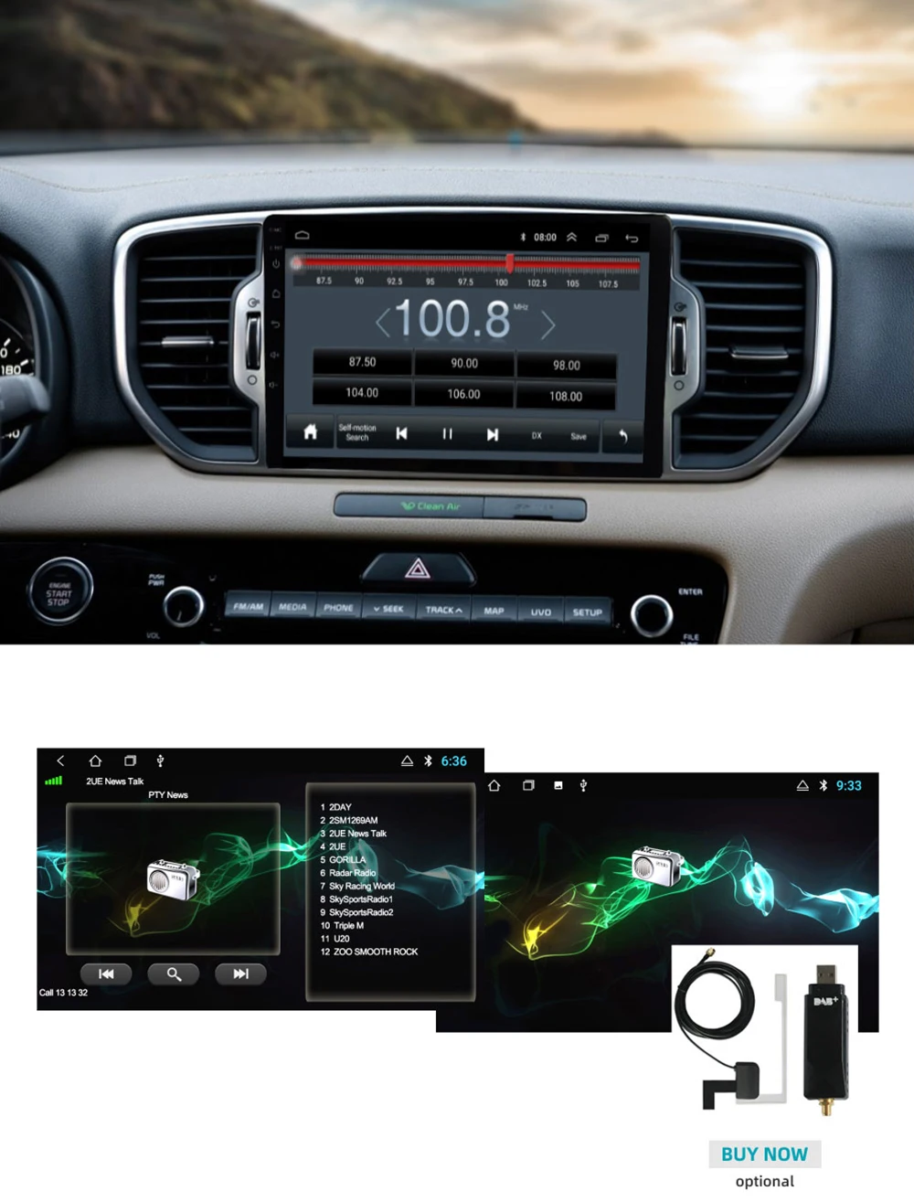 EKIY 9 ''2.5D Автомобильный мультимедийный плеер не 2 Din Android автомобильный Радио для Kuga 2013- gps Навигация стерео поддержка 4G/WIFi