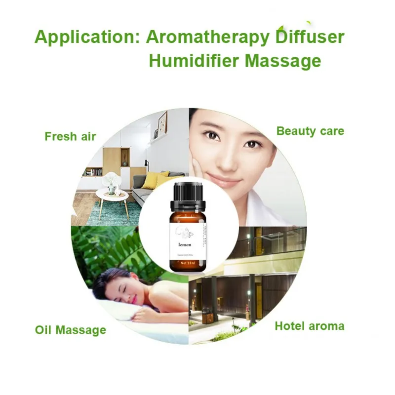 Новые эфирные масла для тела Лаванда чайное дерево Апельсин Лимон перечная мята