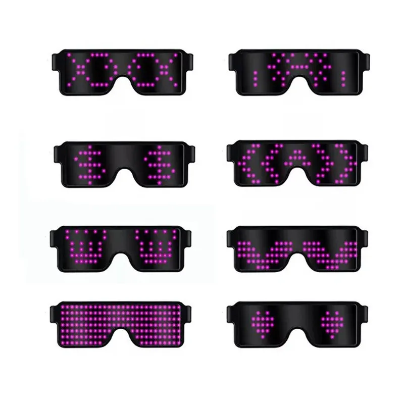Прямая поставка, 8 режимов, Led USB зарядка, модные светящиеся очки, профессиональные очки для мотокросса, мотоцикла, грязи, велосипеда, лыжные дизайнерские очки