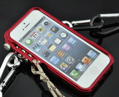 Чехол для iphone 5 класса люкс триггер металлический чехол-бампер для телефона для iphone 5, 5s, se 4 4S Алюминий Роботизированный чехол для троса для iphone 4