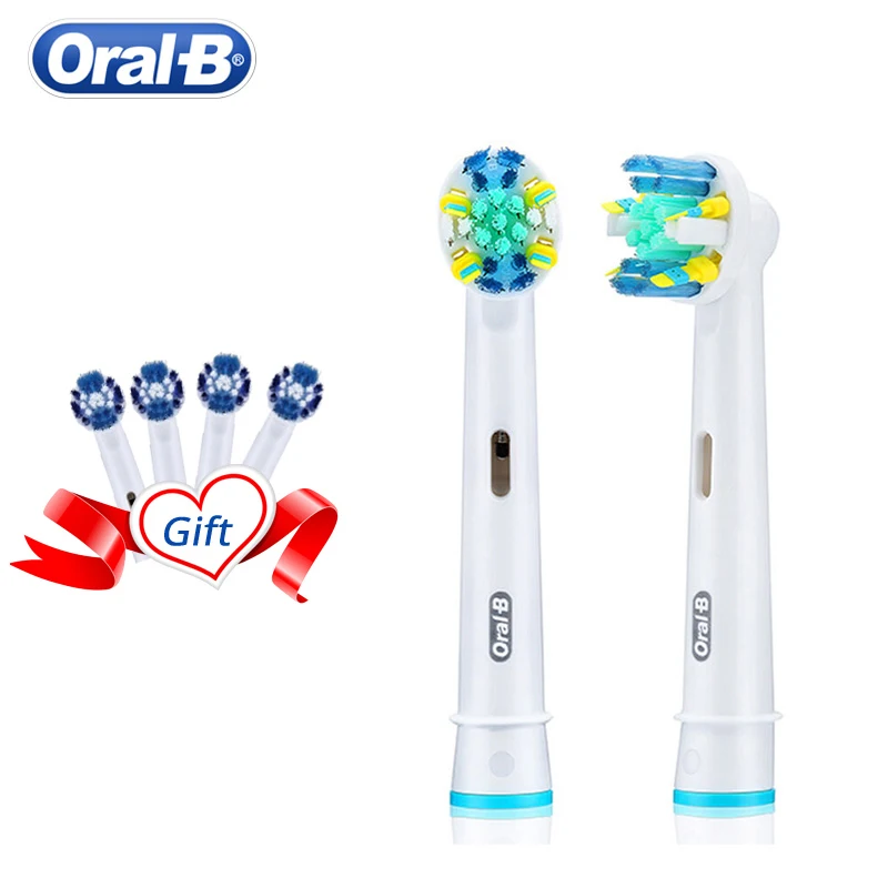 Сменная головка электрической зубной щетки Oral B мягкая щетина Vitality двойная