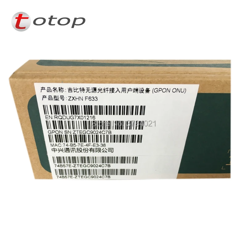 Оригинальный ZTE zxhn GPON на F633 1GE + 3FE LAN портах f633 ONU | Мобильные телефоны и аксессуары