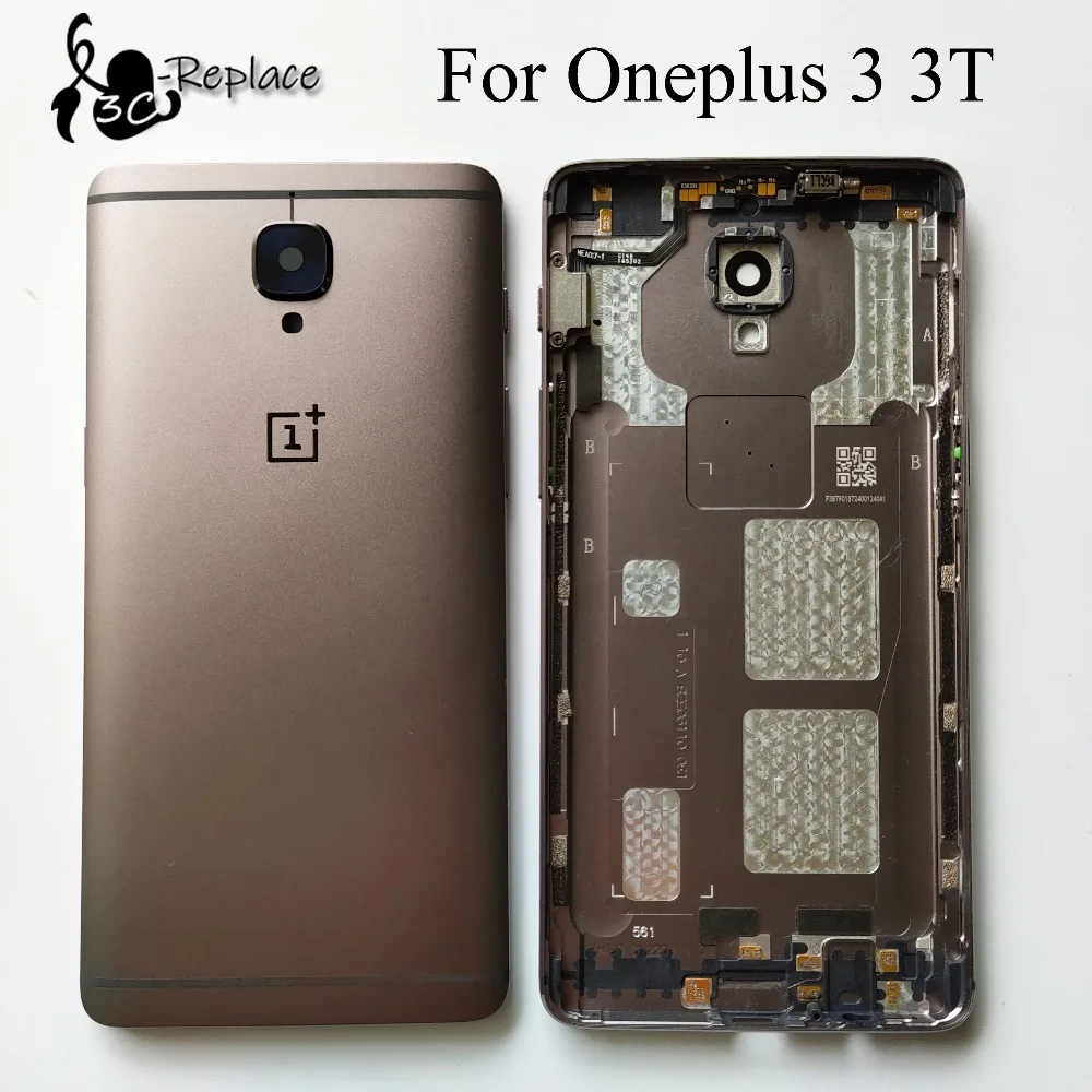 Оригинальный 5 дюймовый серый чехол для Oneplus 3 3T 1 + A3000 a3003 A3010 задняя крышка