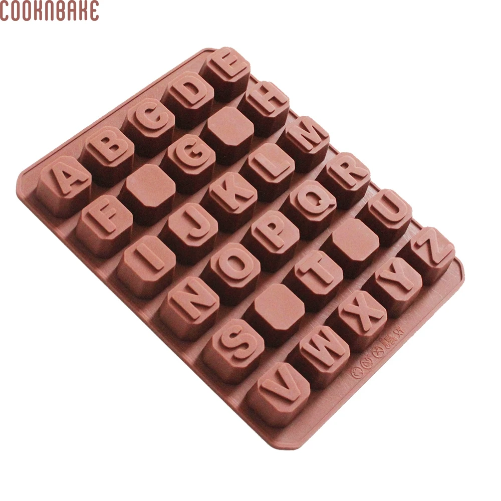 Формы для шоколада COOKNBAKE силиконовая форма конфет jello мастики квадратного