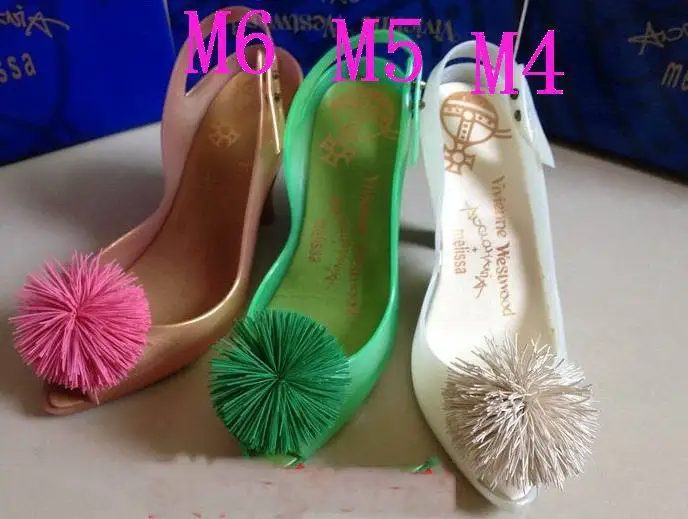 Melissa brushy Women's plastic jelly high-heel shoes M456 | Обувь