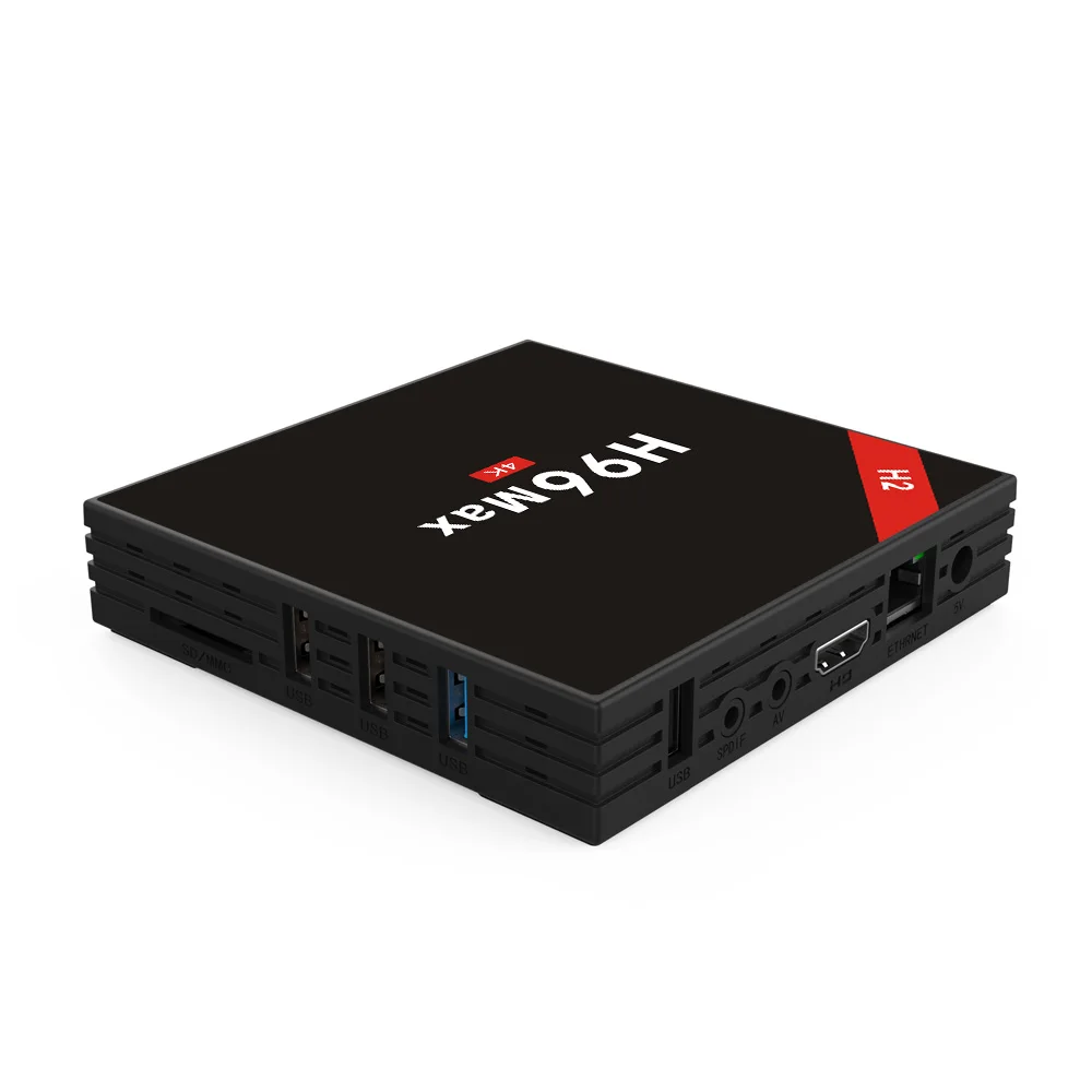 H96 MAX H2 Smart ТВ коробка RK3328 4 Гб Оперативная память 32 ГБ Встроенная телеприставке 100 м