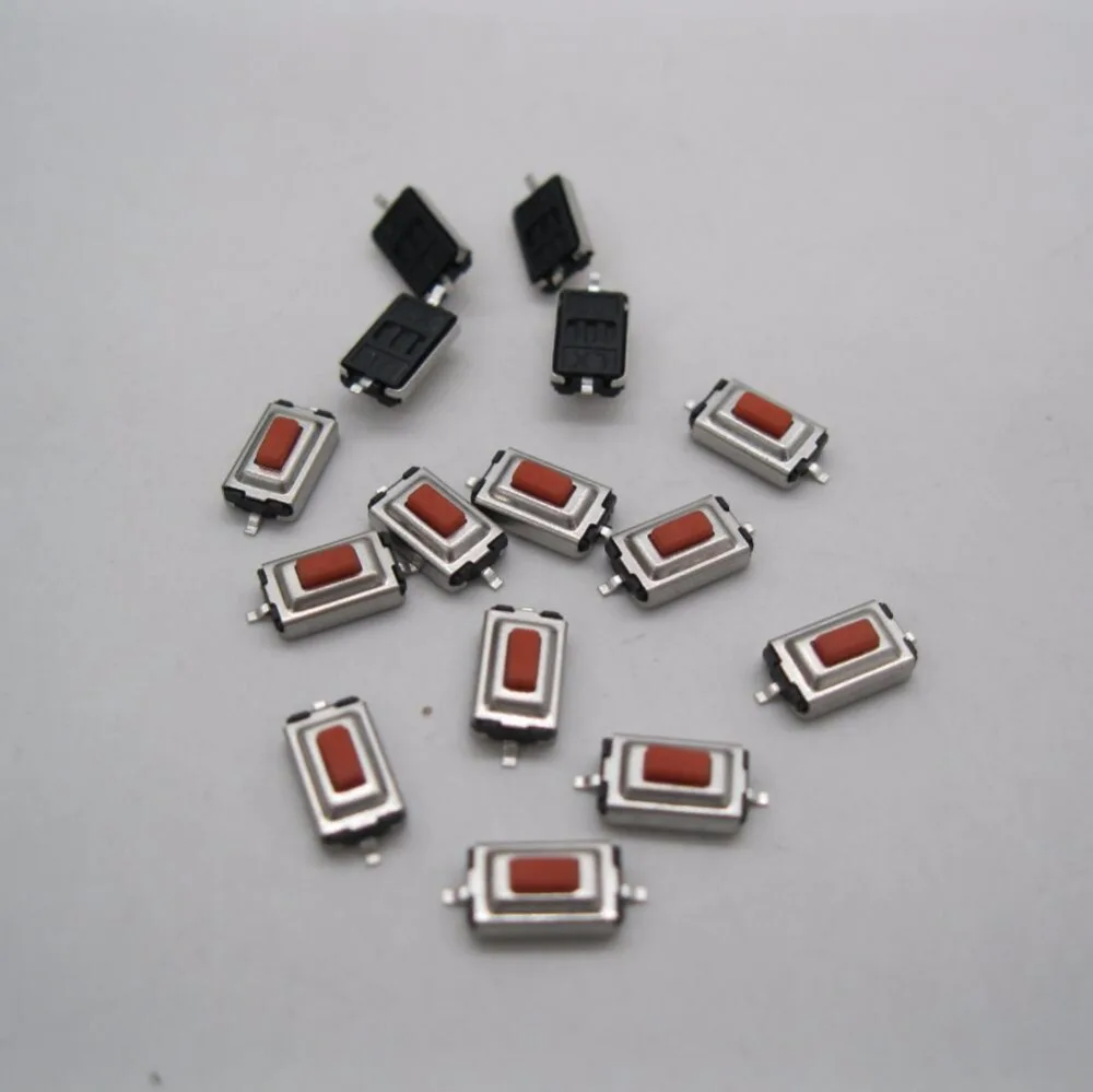 50 шт. высокое качество 3x6x2 5 мм SMD Красный кнопочный переключатель