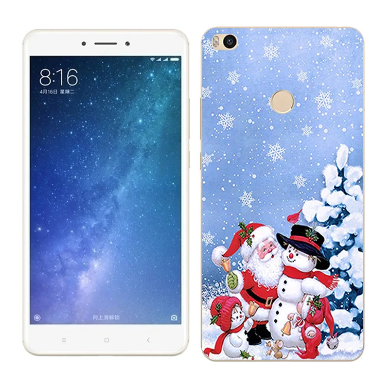 33 Чехол s для Xiaomi Mi Max2, мягкий силиконовый чехол для Xiaomi Mi Max 2 X'mas Day, окрашенный чехол для телефона xiomi Mi Max 2, Fundas - Цвет: 33
