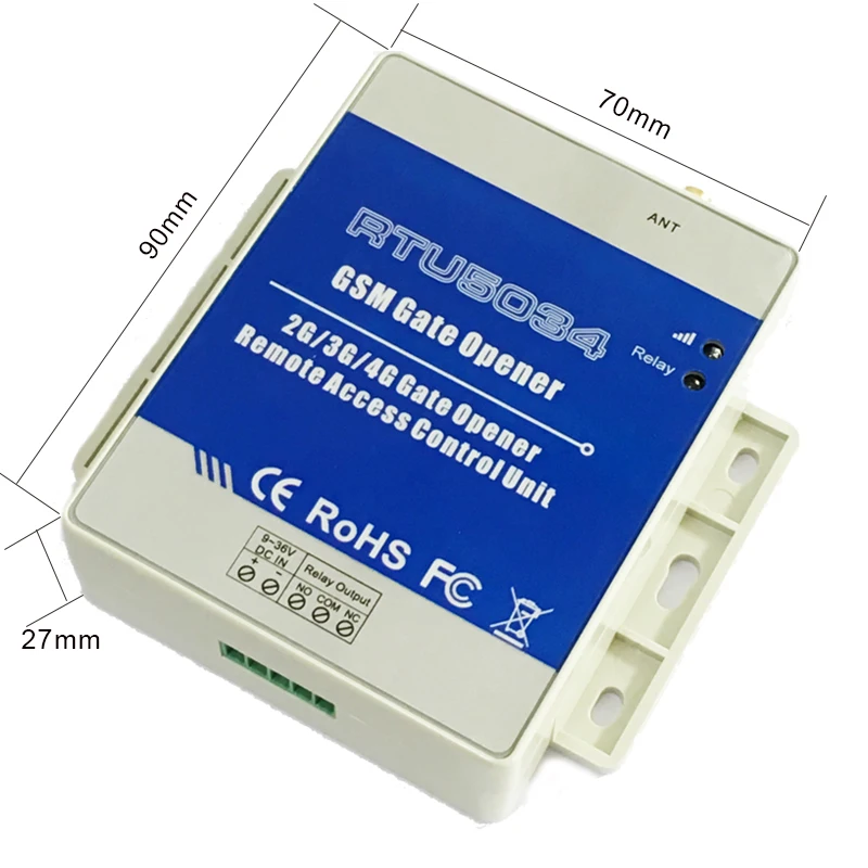 GSM 2G 3g 4G APP SMS дистанционного управления один реле GSM средство открытия шлюза RTU5034 для раздвижных качели средство открытия шлюза(заменить RTU5024