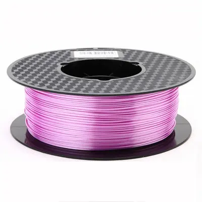 light purple 3D принтер расходные материалы PLA как шелк 1,75 мм 0,1 кг/1 кг шелк-как текстура материал Материал провода материал фиолетовый - Цвет: light purple