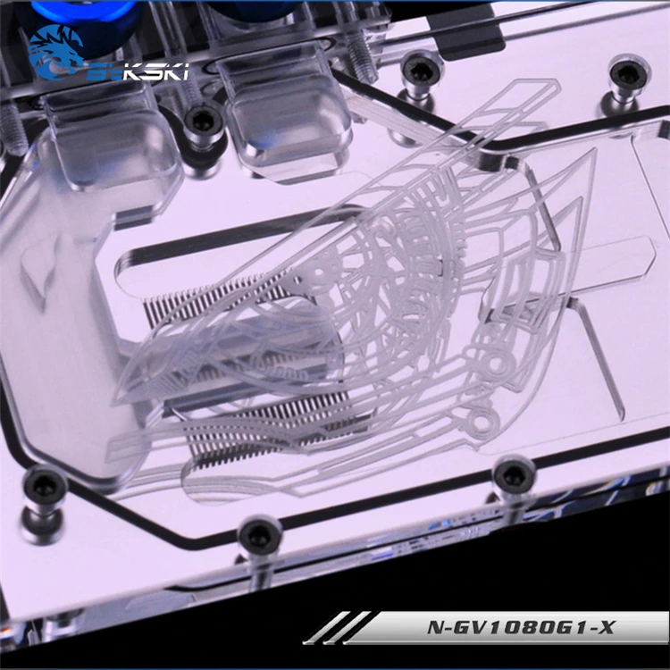 Bykski водяного блок, используемый для подходит Gigabyte GTX 1080/1070/1060 G1 игр, полное покрытие, Медь охлаждением, работающий на газе GPU радиатор, N-GV1080G1-X