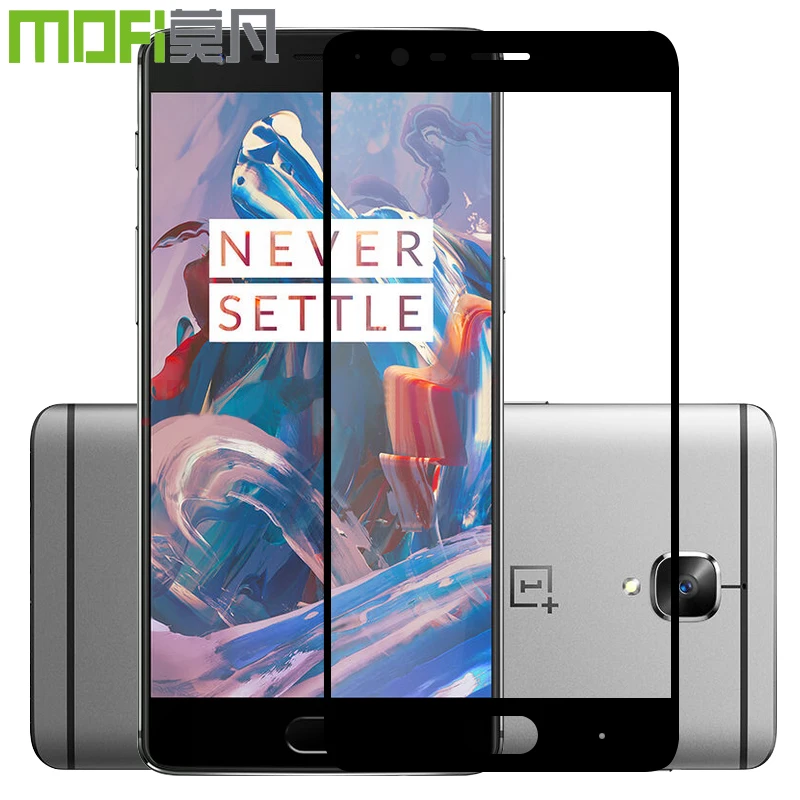 Закаленное стекло для oneplus 3 64 ГБ защита экрана 3t 128 One plus три полное покрытие