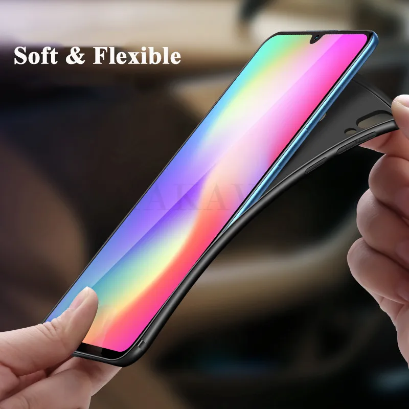 Чехол MAKAVO для Huawei P Smart 2019 полностью защитный мягкий силиконовый матовый чехол Pro