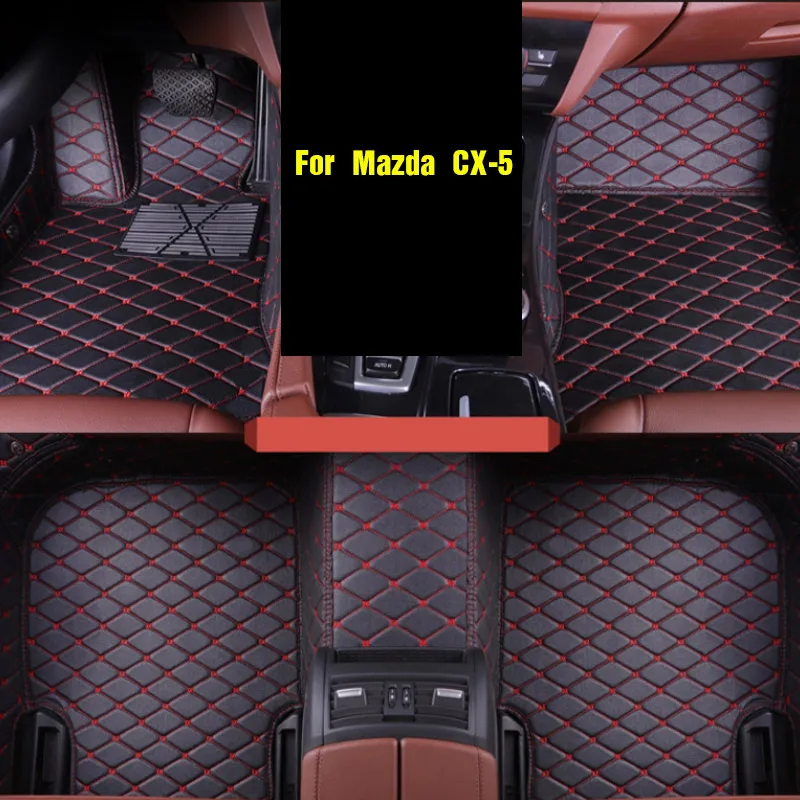 Vtear для Mazda CX-5 CX5 кожаные коврики, коврики для интерьера, водонепроницаемые коврики, аксессуары для автомобиля