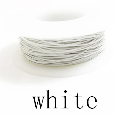 white 100 м UL10064 одиночный провод AWG32 FEP кабель для гарнитуры сигнальный провод батарея провод кабель OD 0,38 мм для наушников - Цвет: white